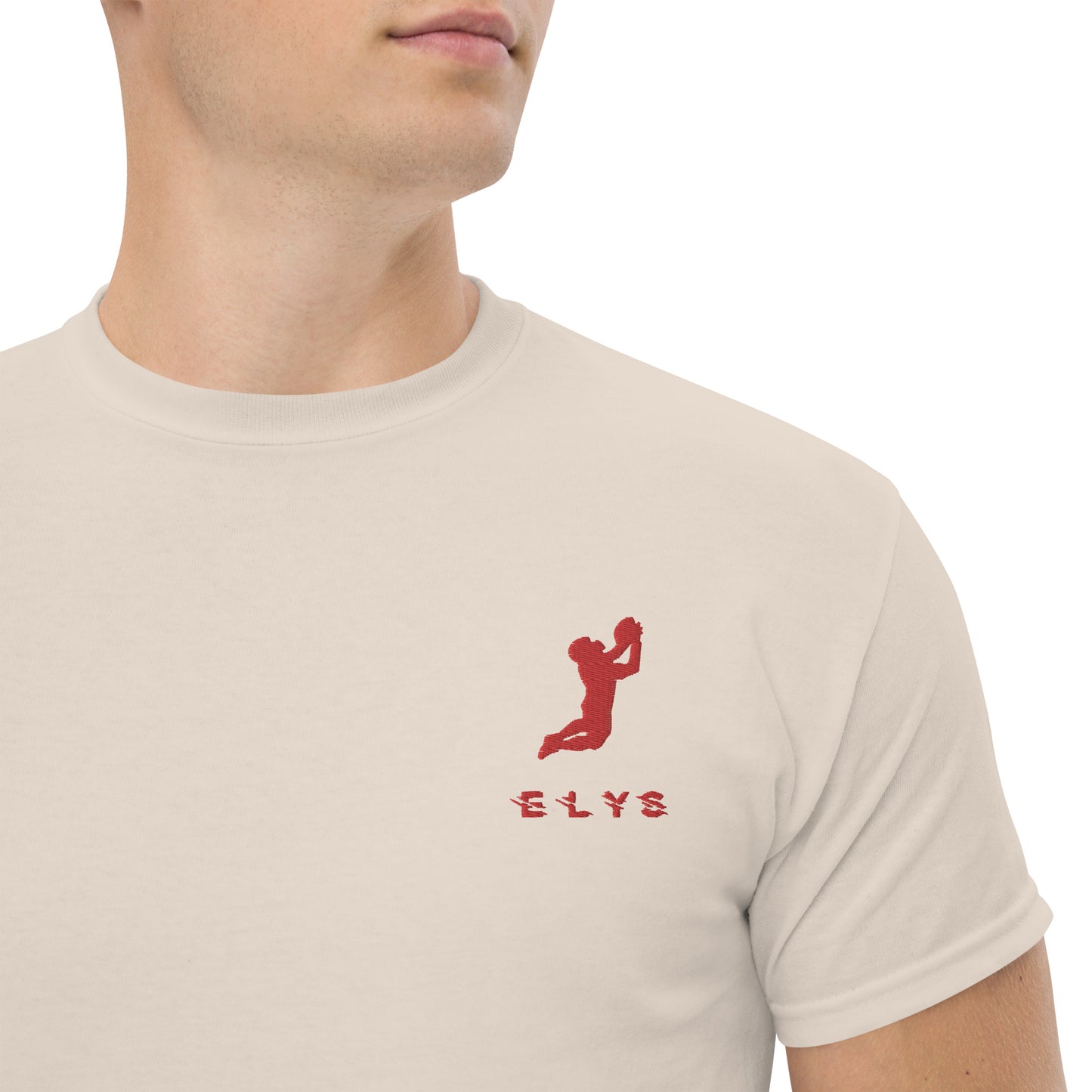 T-shirt ELYS Homme logo Rouge