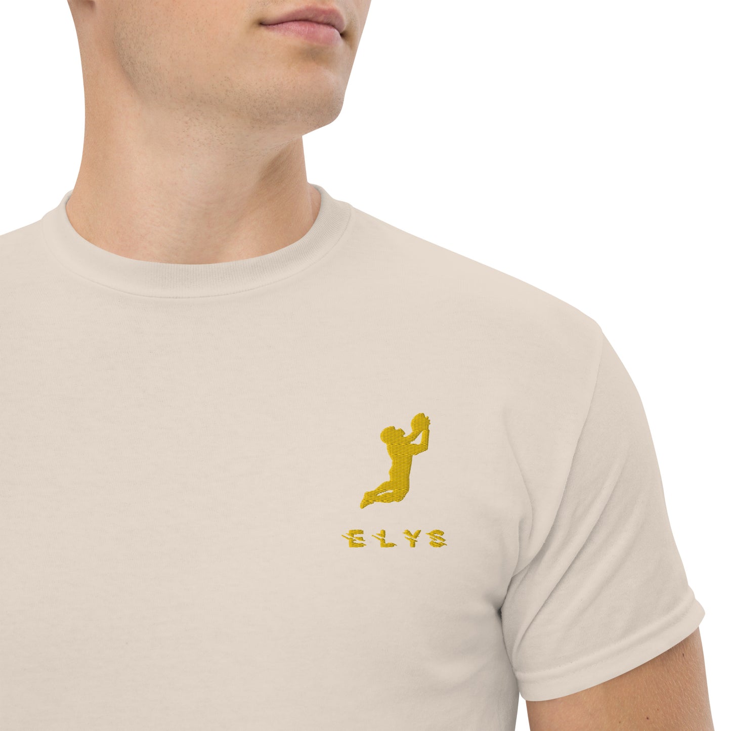 T-shirt ELYS Homme logo Jaune