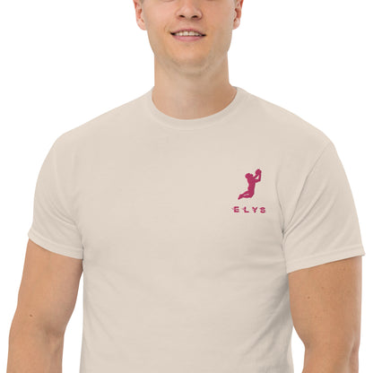 T-shirt ELYS Homme logo Rose