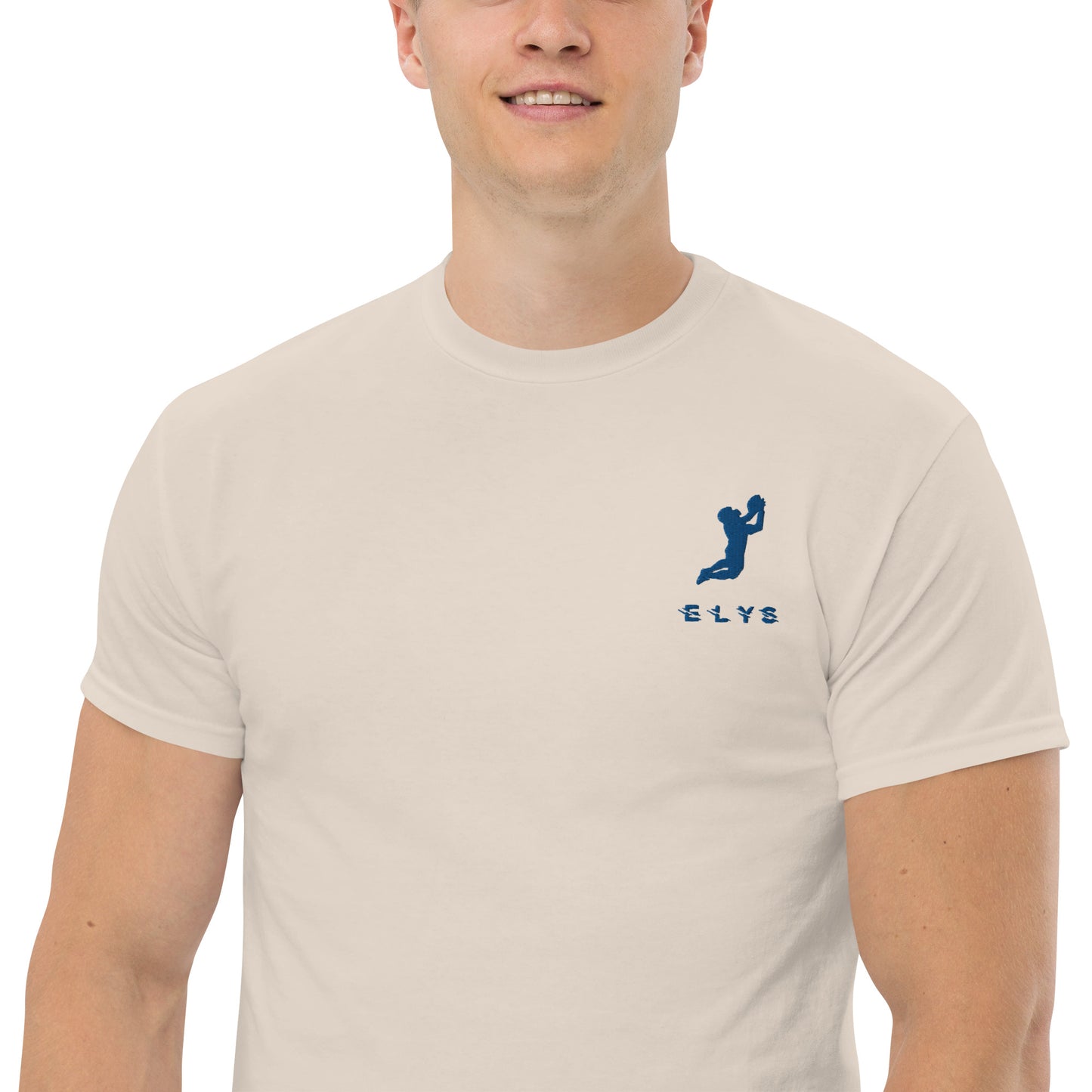 T-shirt ELYS Homme logo Bleu Foncé