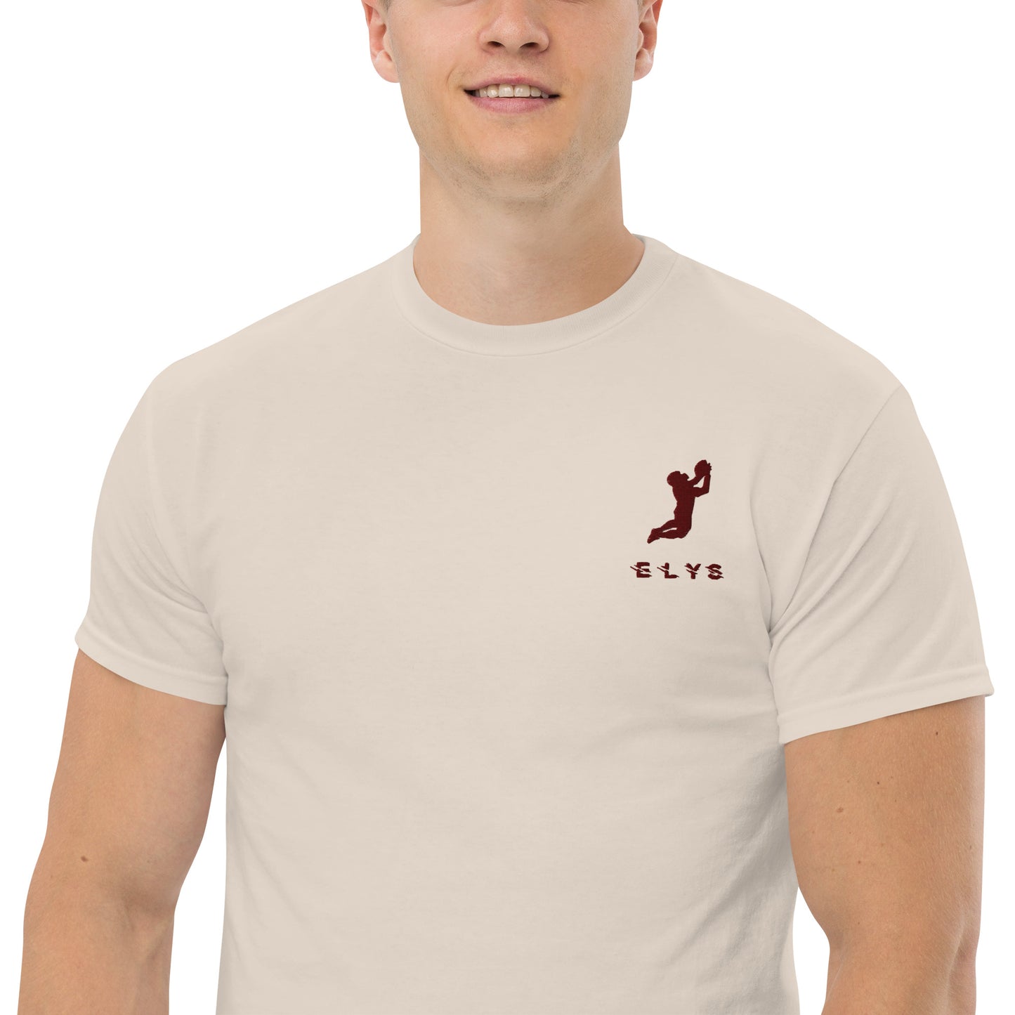 T-shirt ELYS Homme logo Bordeaux