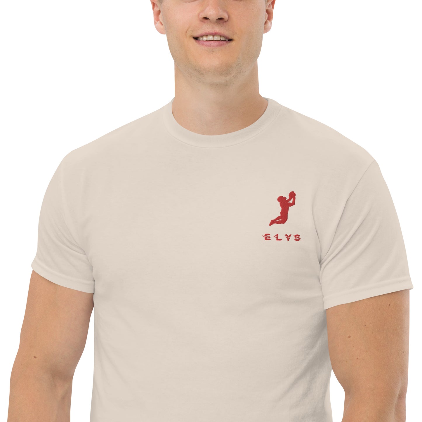 T-shirt ELYS Homme logo Rouge