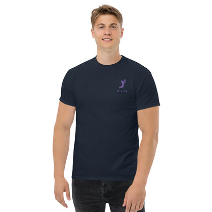 T-shirt ELYS Homme logo Violet