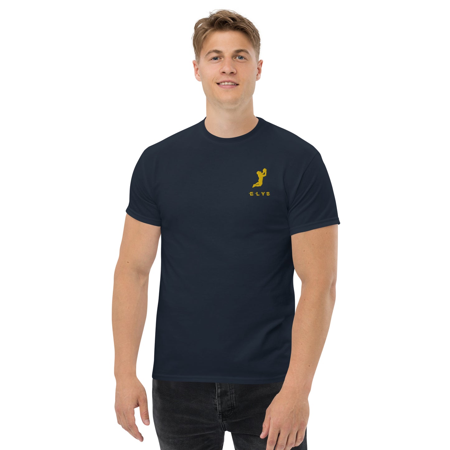 T-shirt ELYS Homme logo Jaune