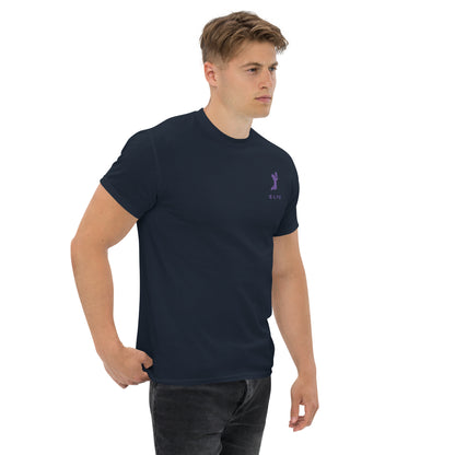 T-shirt ELYS Homme logo Violet