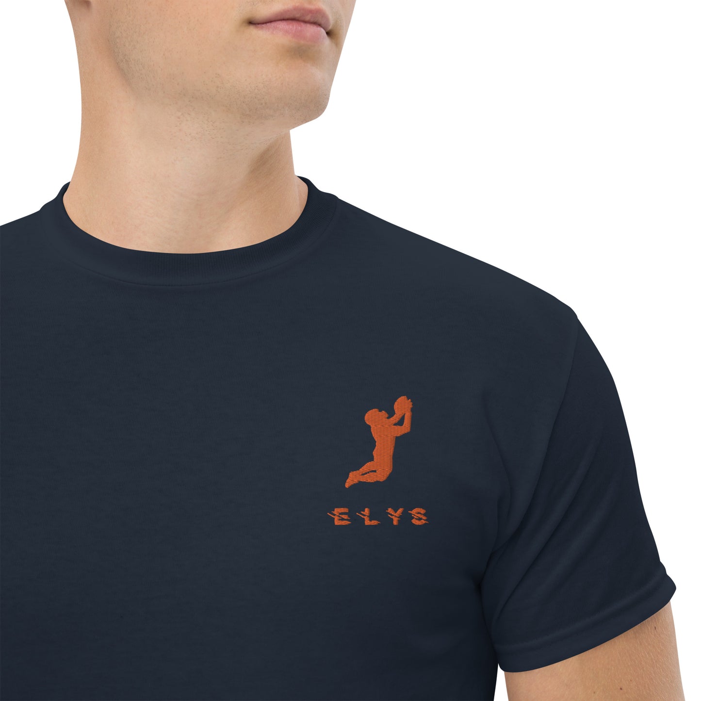 T-shirt ELYS Homme logo Orange