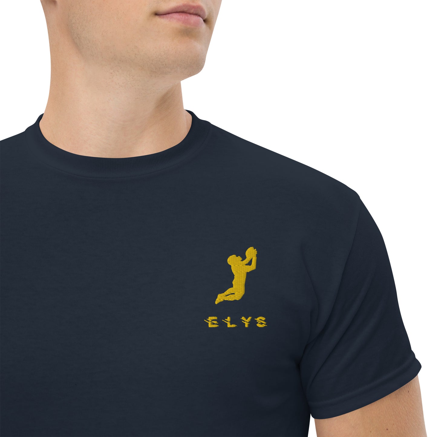 T-shirt ELYS Homme logo Jaune