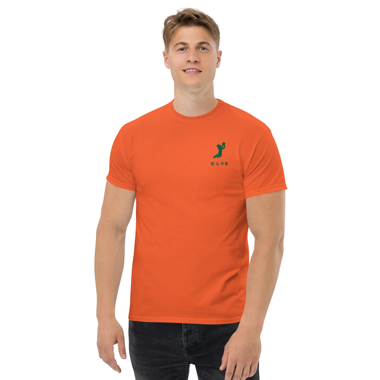 T-shirt ELYS Homme logo Vert Foncé