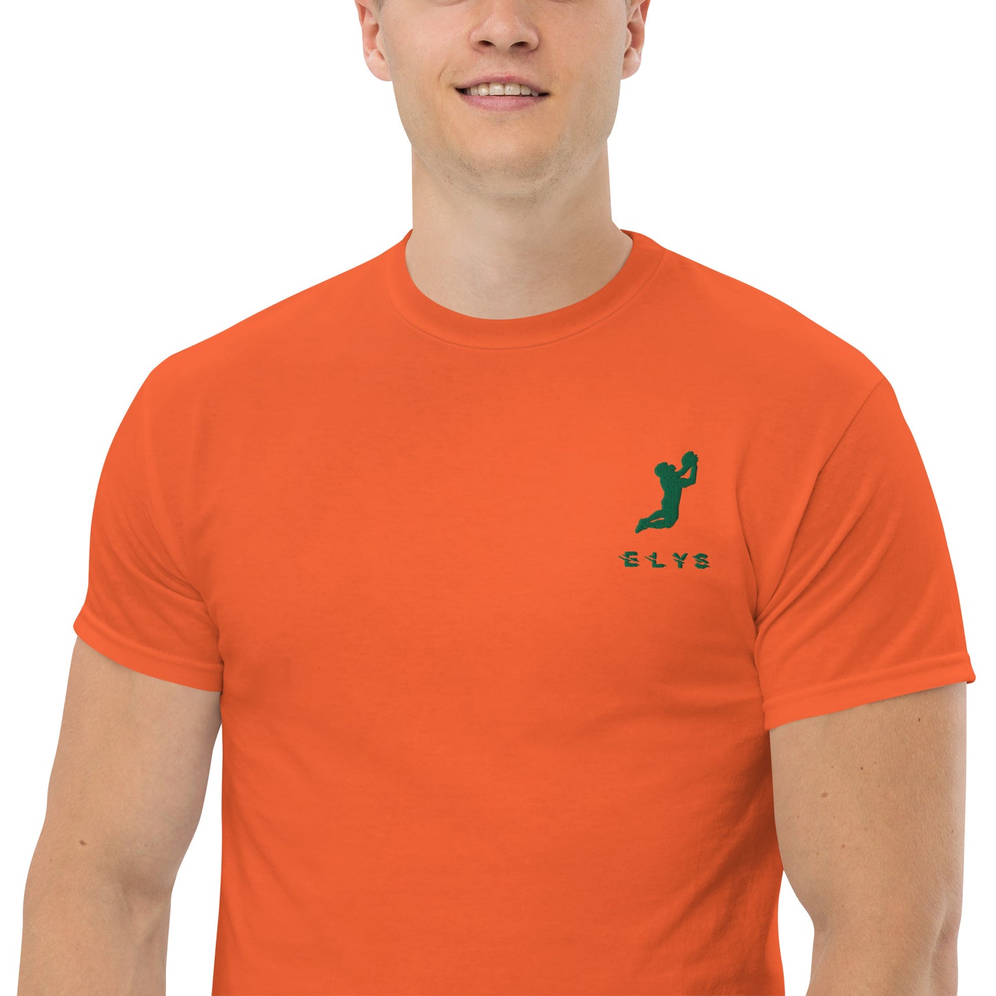 T-shirt ELYS Homme logo Vert Foncé