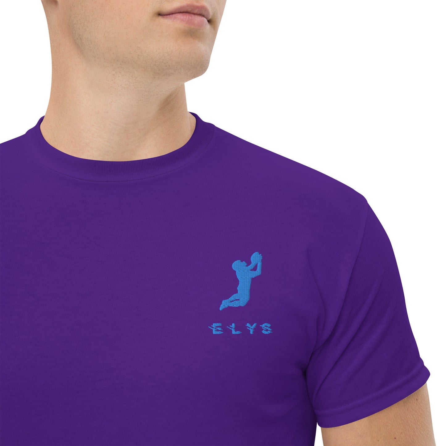 T-shirt ELYS Homme logo Bleu Clair