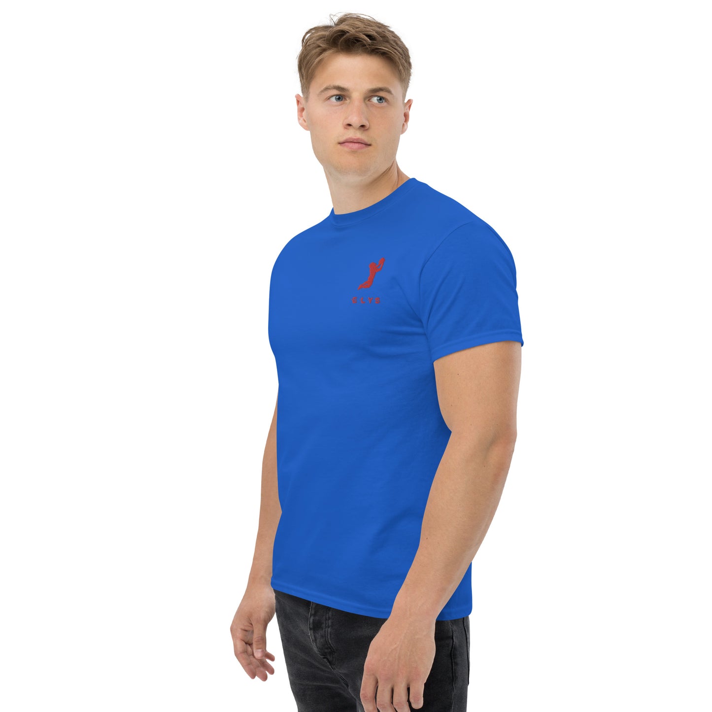 T-shirt ELYS Homme logo Rouge