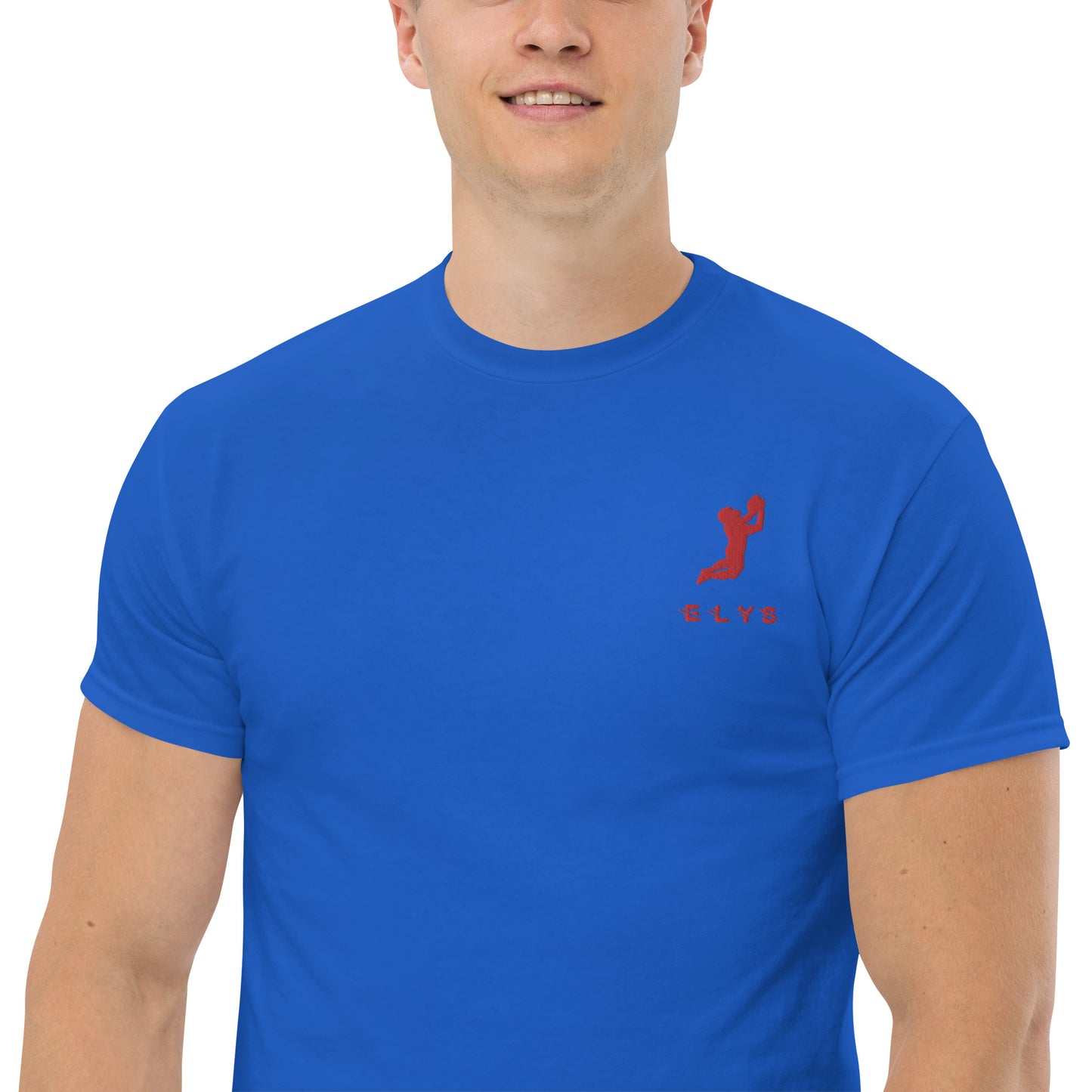 T-shirt ELYS Homme logo Rouge