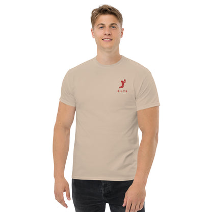 T-shirt ELYS Homme logo Rouge