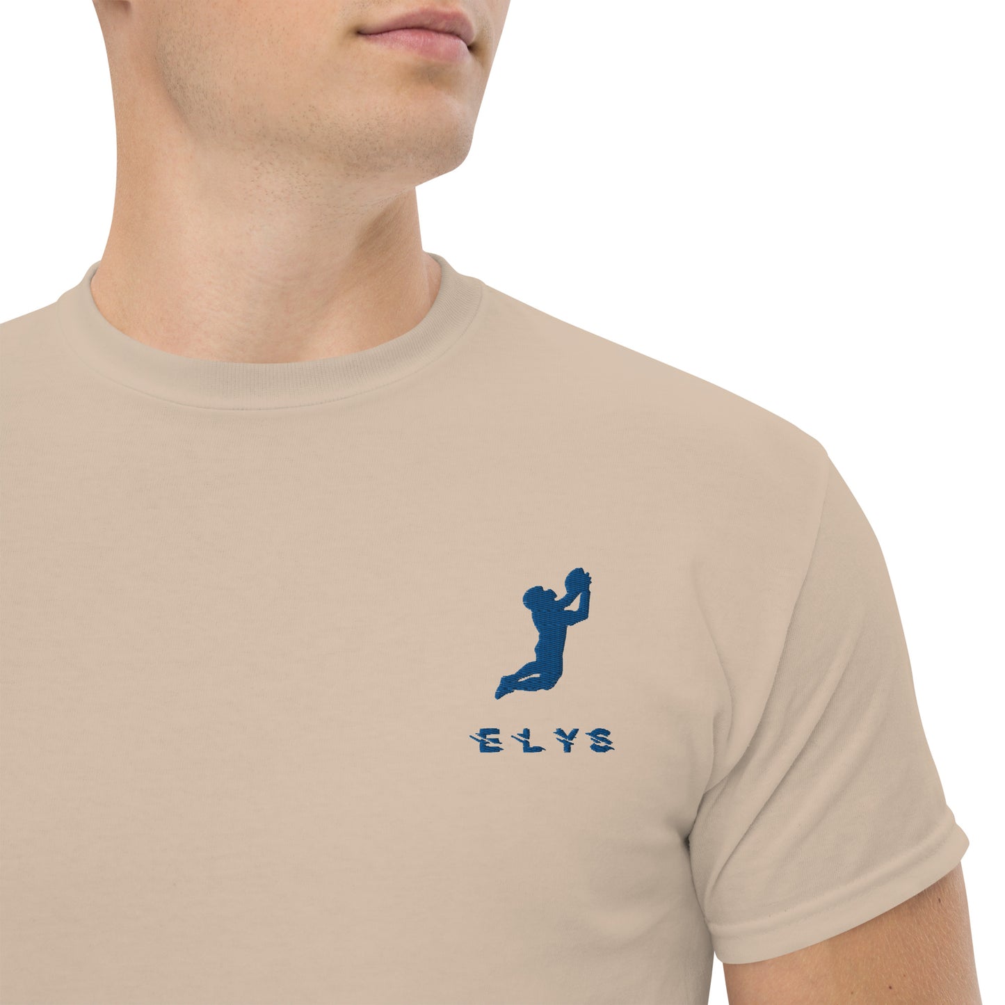 T-shirt ELYS Homme logo Bleu Foncé