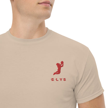 T-shirt ELYS Homme logo Rouge