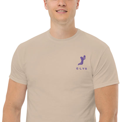 T-shirt ELYS Homme logo Violet