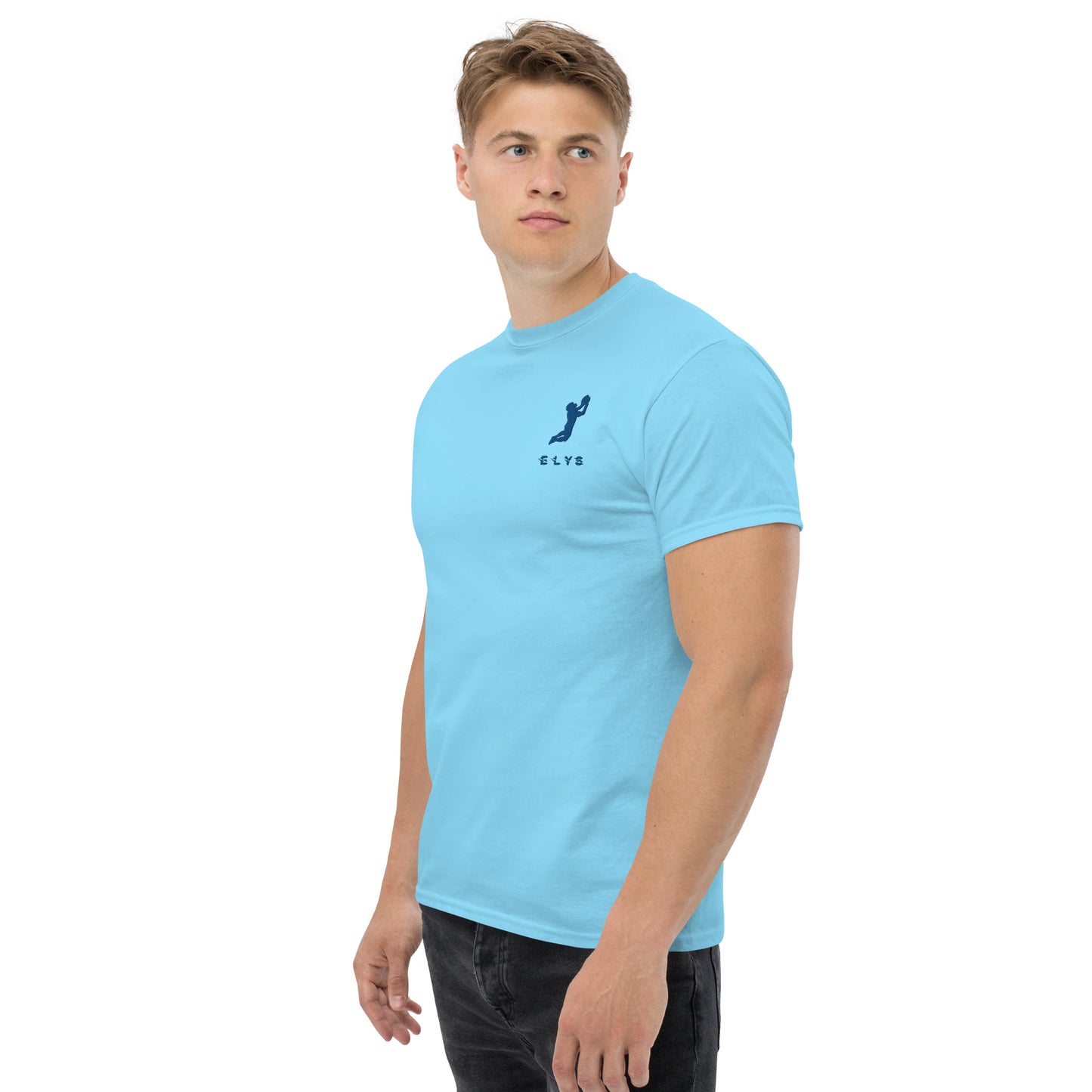 T-shirt ELYS Homme logo Bleu Foncé