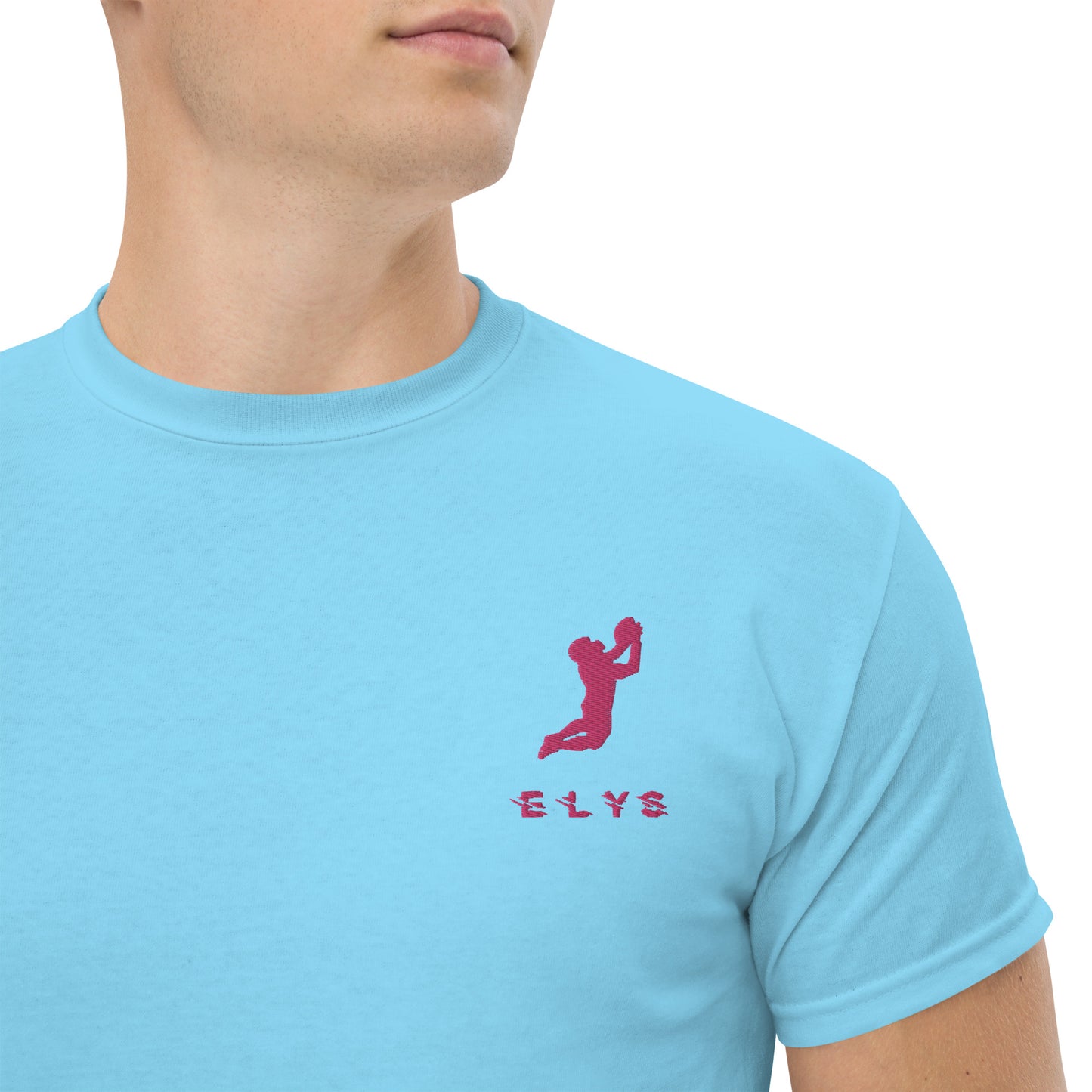 T-shirt ELYS Homme logo Rose