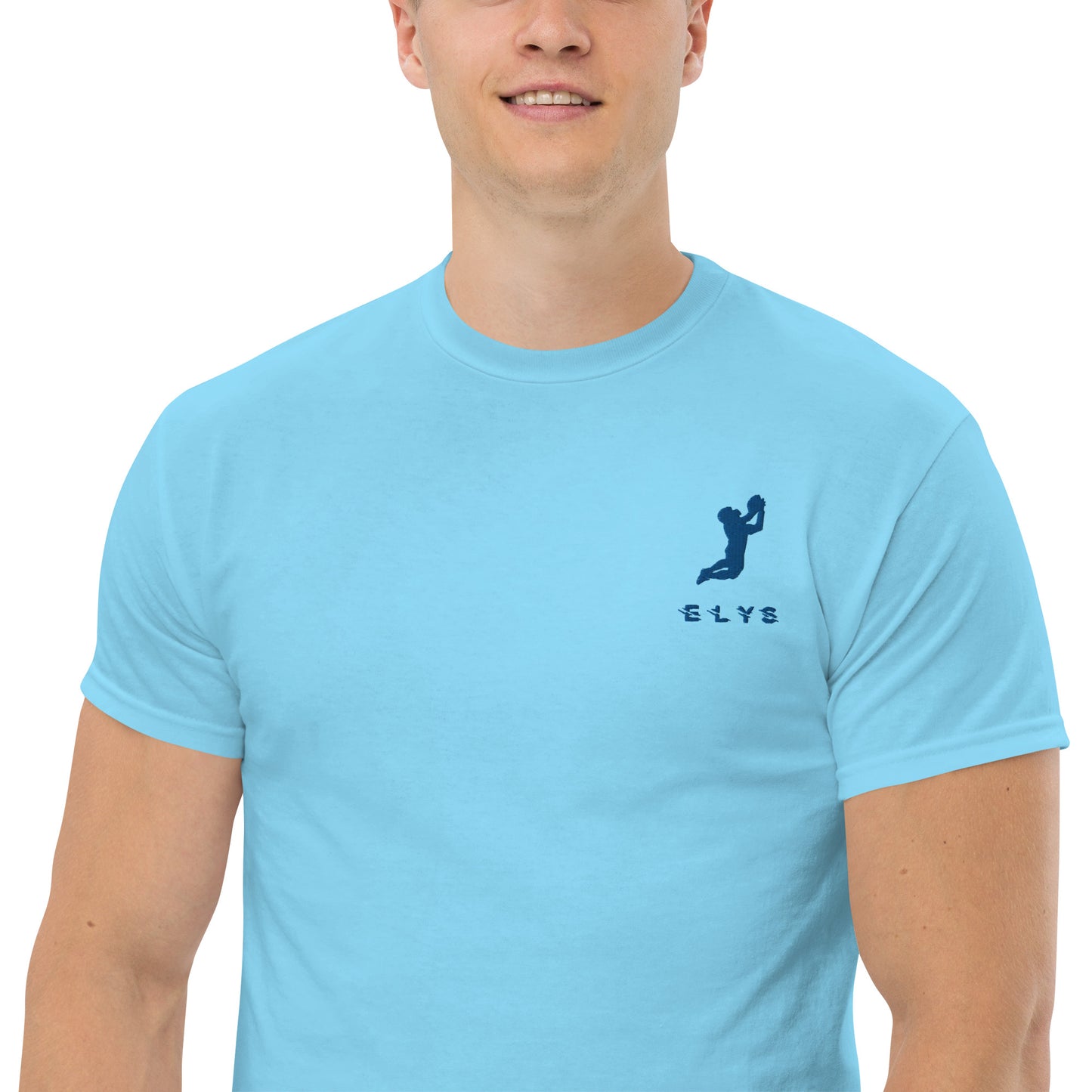 T-shirt ELYS Homme logo Bleu Foncé