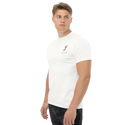 T-shirt ELYS Homme logo Argenté