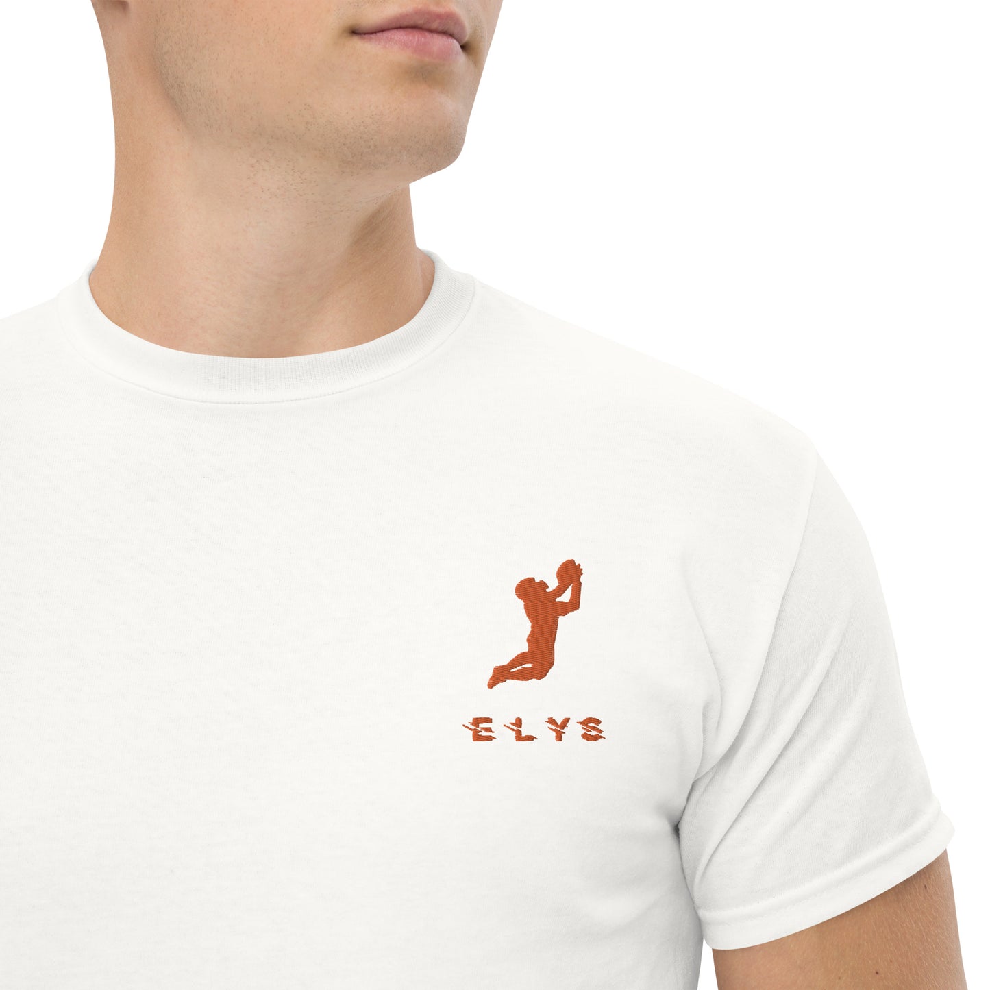 T-shirt ELYS Homme logo Orange