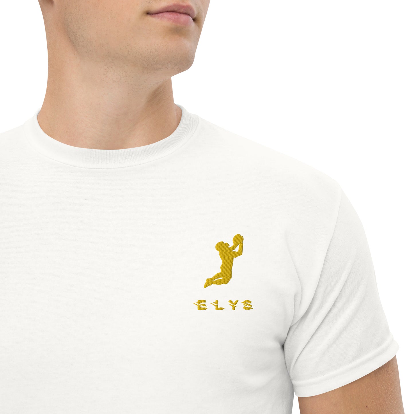 T-shirt ELYS Homme logo Jaune