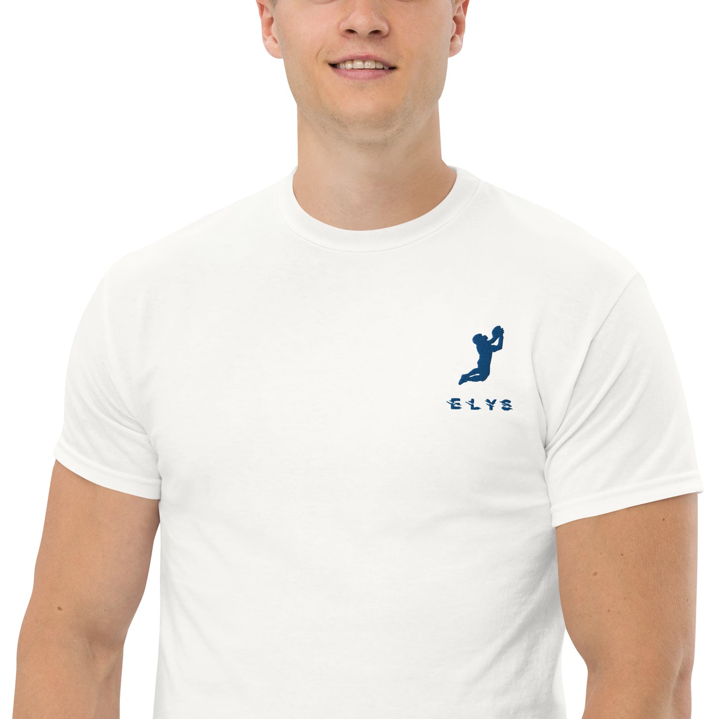 T-shirt ELYS Homme logo Bleu Foncé