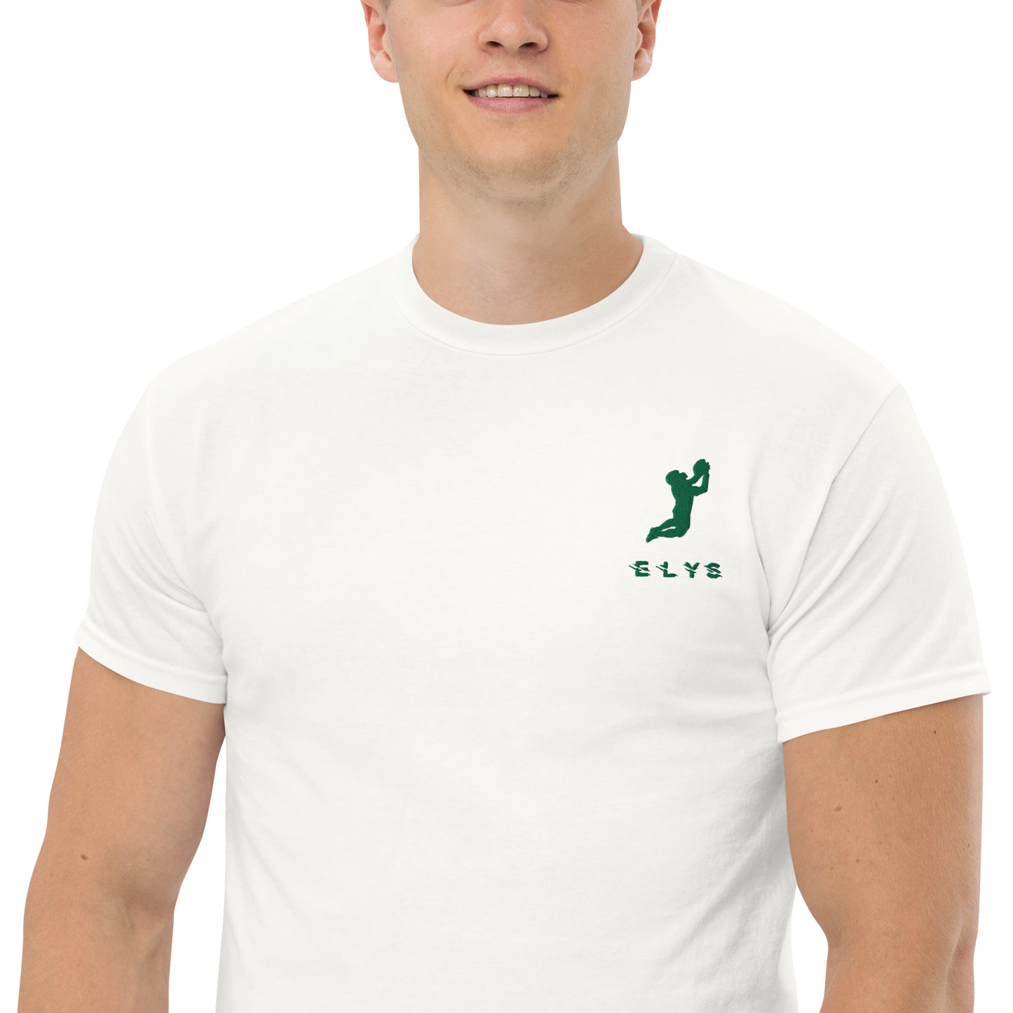 T-shirt ELYS Homme logo Vert Foncé