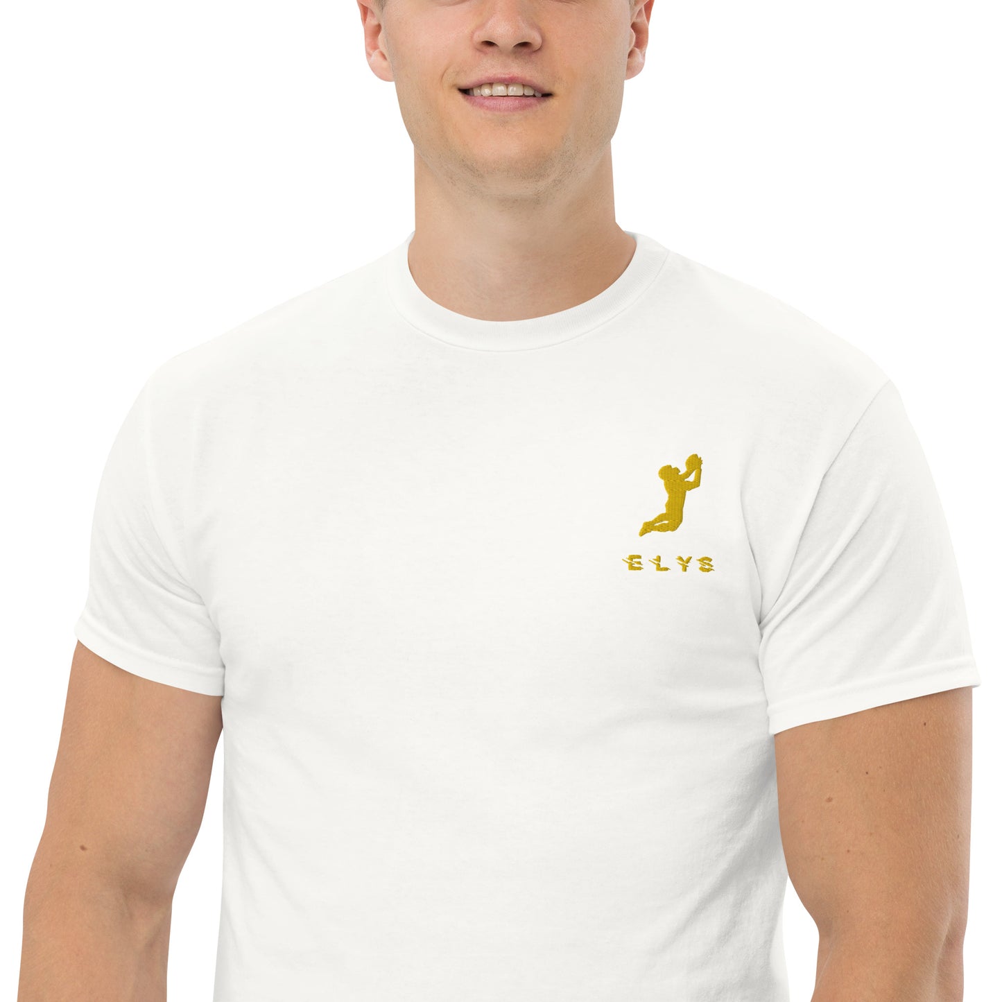 T-shirt ELYS Homme logo Jaune