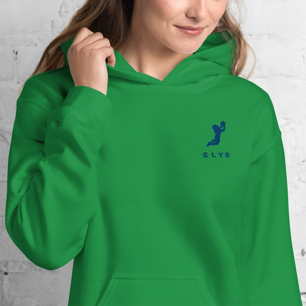 Sweat à capuche ELYS Femme logo Bleu Foncé