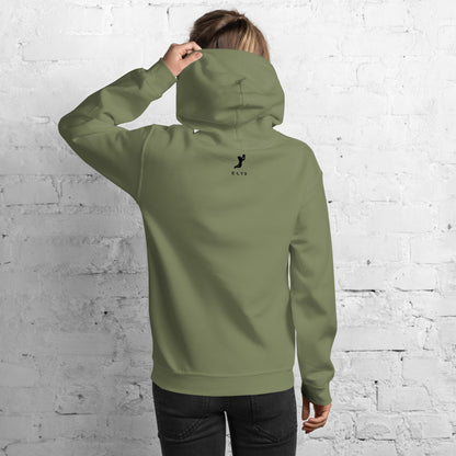 Sweat à capuche ELYS Femme logo Vert Foncé