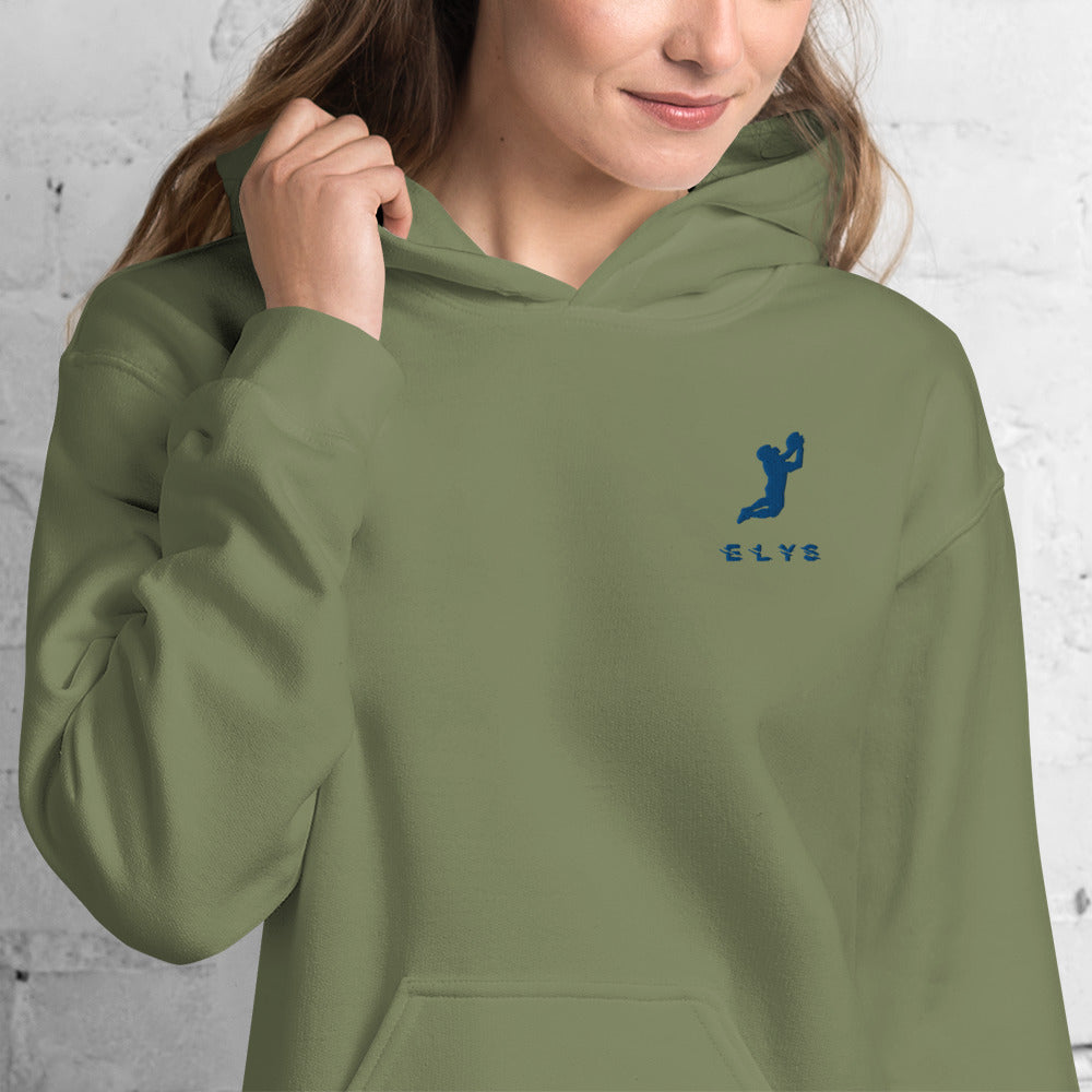 Sweat à capuche ELYS Femme logo Bleu Foncé