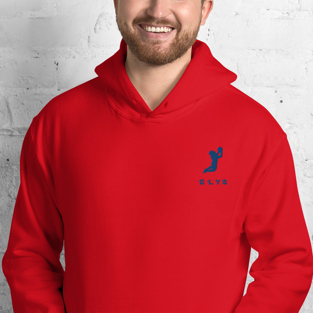 Sweat à capuche ELYS Homme logo Bleu Foncé