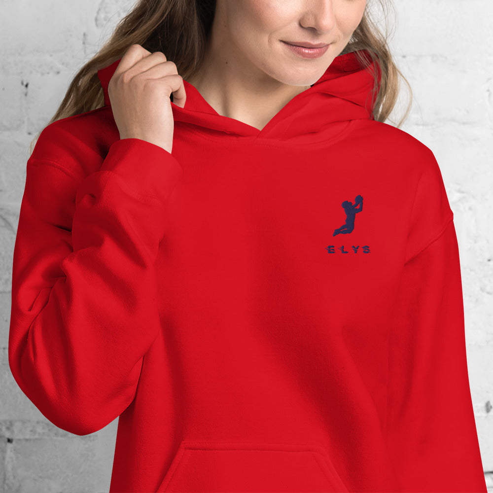 Sweat à capuche ELYS Femme logo Bleu navy