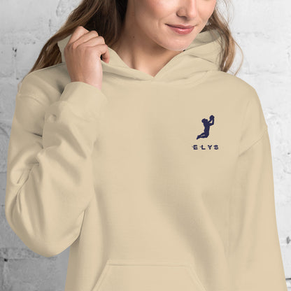 Sweat à capuche ELYS Femme logo Bleu navy