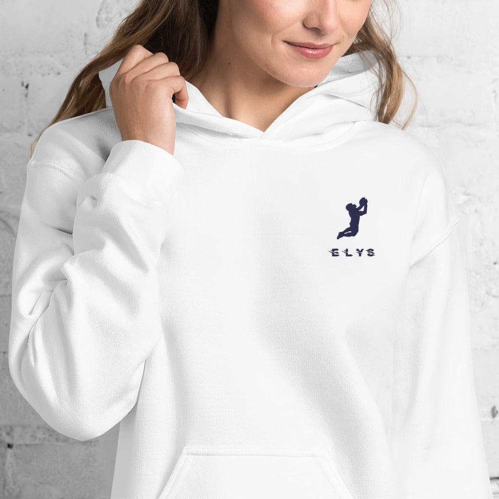 Sweat à capuche ELYS Femme logo Bleu navy