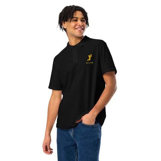 Polo ELYS Homme logo Jaune