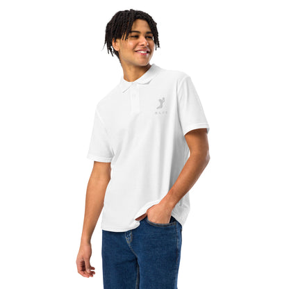 Polo ELYS Homme logo Blanc