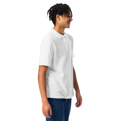 Polo ELYS Homme logo Blanc