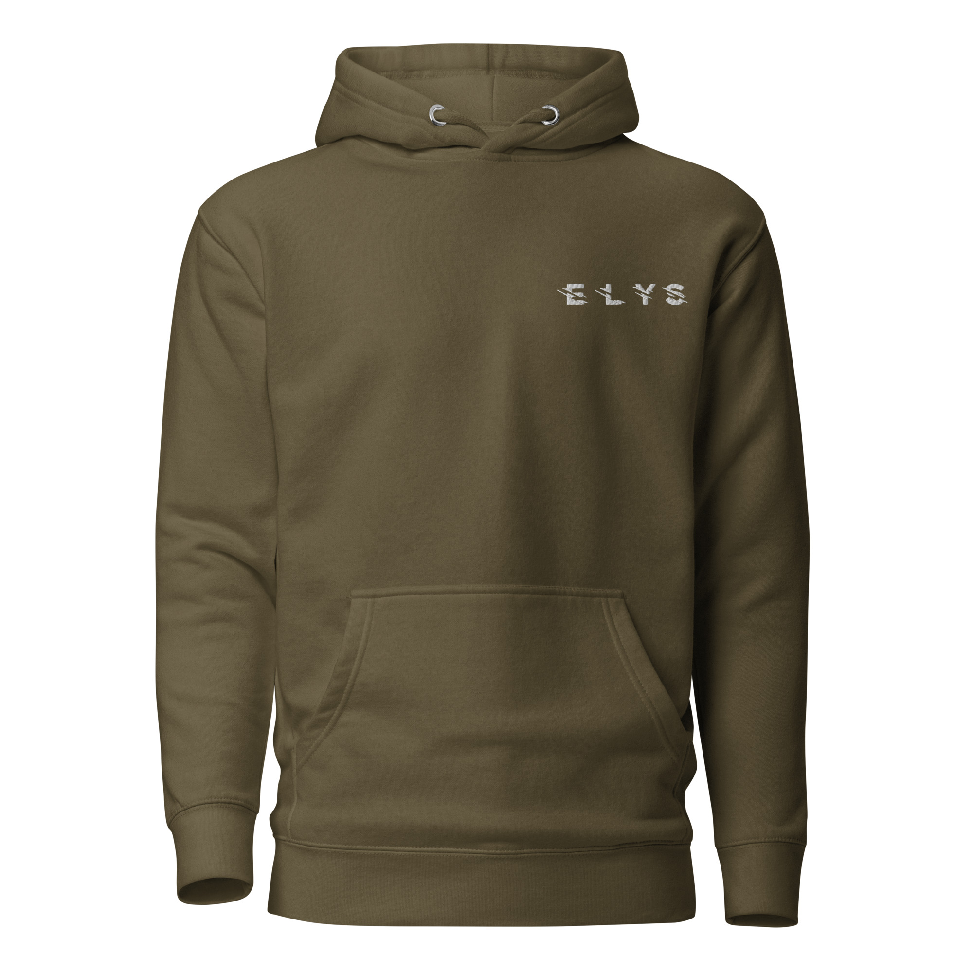 Sweat à Capuche ELYS Vert Militaire F – Image 3