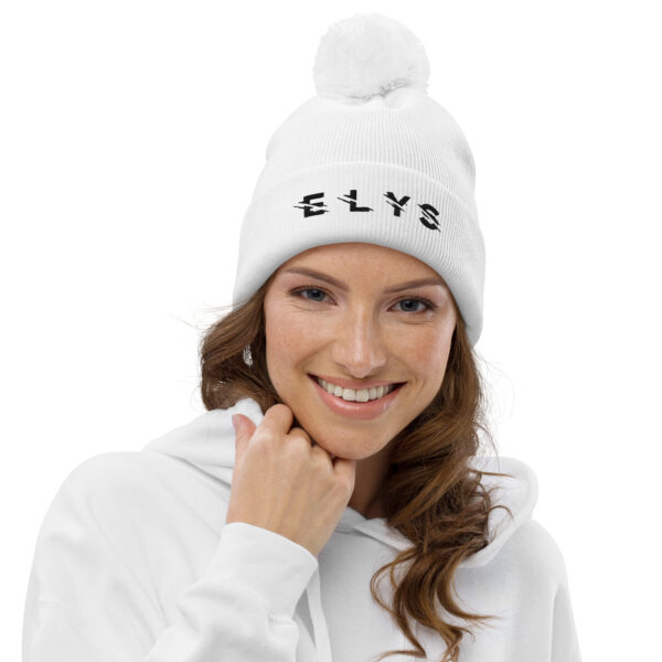 Bonnet à pompon ELYS Blanc